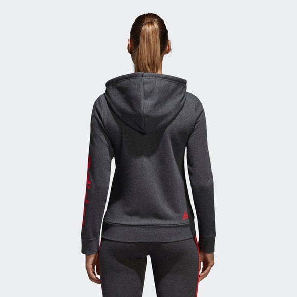 WOMEN WOMEN'S ESS LINEAR HOODIE cf8803 b10,28,30 - Picture 6 of 7